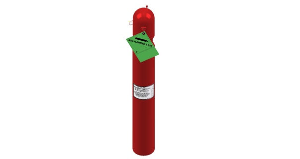 Amerex Fire 3817 Cylinder NIT 23 Assembly Red