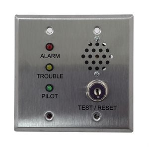 Hochiki 0400-01080 MS-RH/KA/P/R Remote Alarm Horn Alarm LED and Pilot LED and KEY-OPERAT