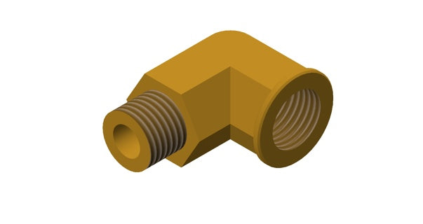 Amerex Fire 4444 Elbow 90 ST 1/4BR 3000PSI
