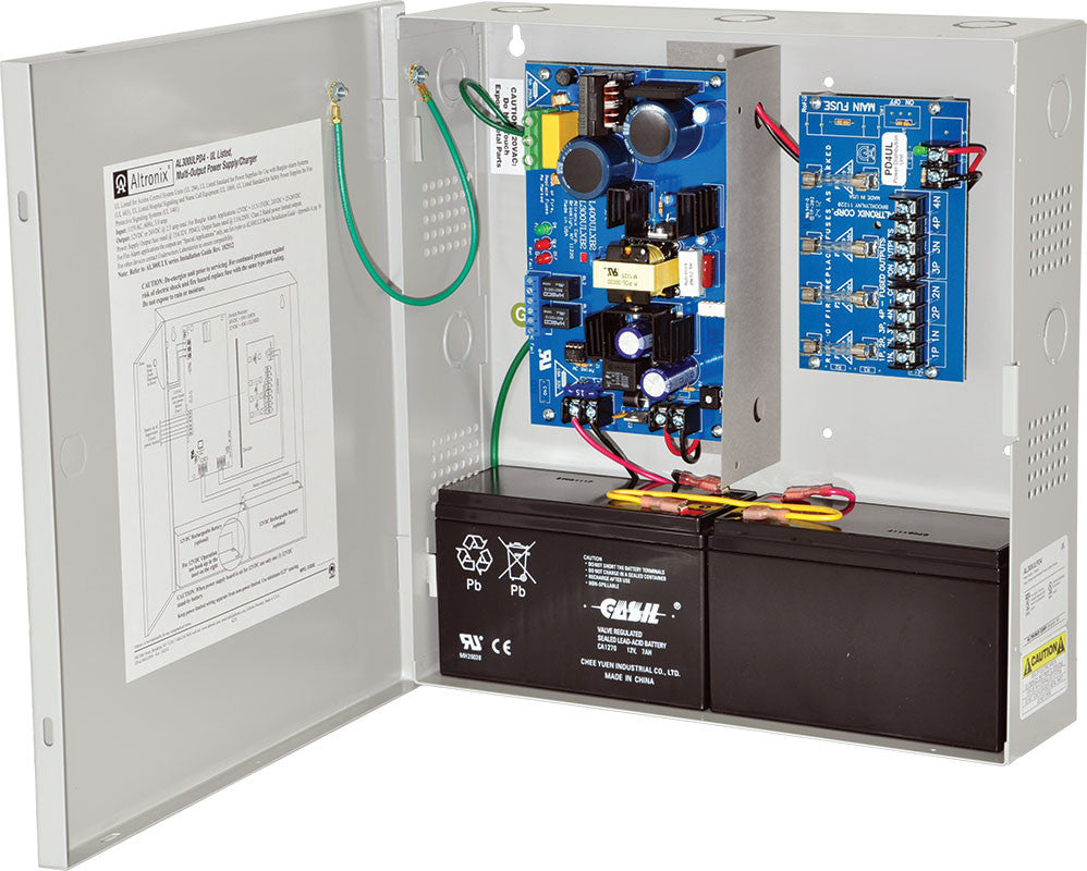 Altronix Al300ULPD4 UL Lstd 2.5A Sply W4 Fuse OU