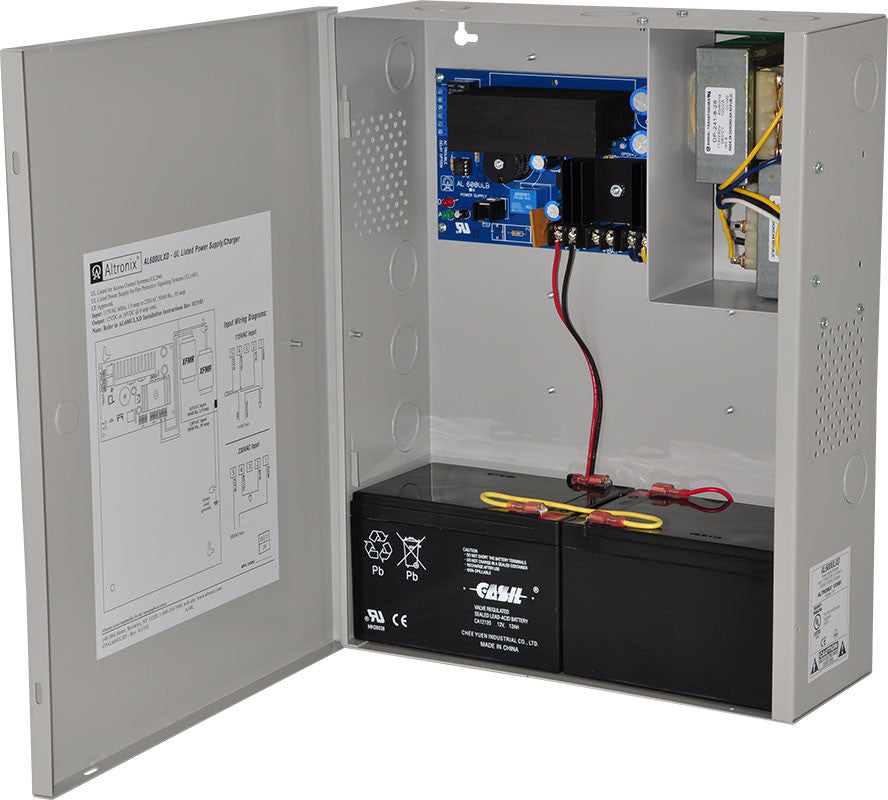 Altronix AL600ULXD 6A 12/24 VDC UL Sply 115/230