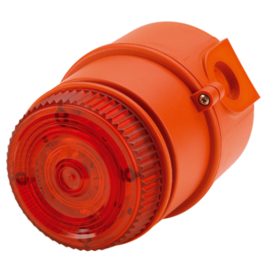 E2S by The Signal Source IS-MC1-R/R ISmC1 Intrinsically Safe LED Alarm Horn RedClear