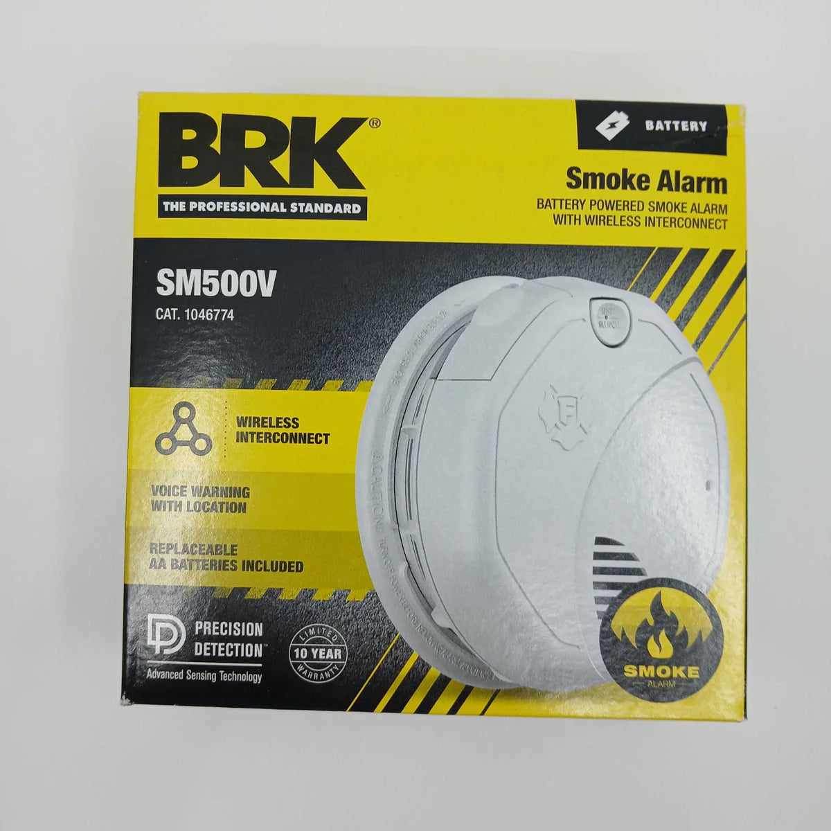 BRK SM500V Interconnect Battery-Operated Smoke Alarm (1046774)