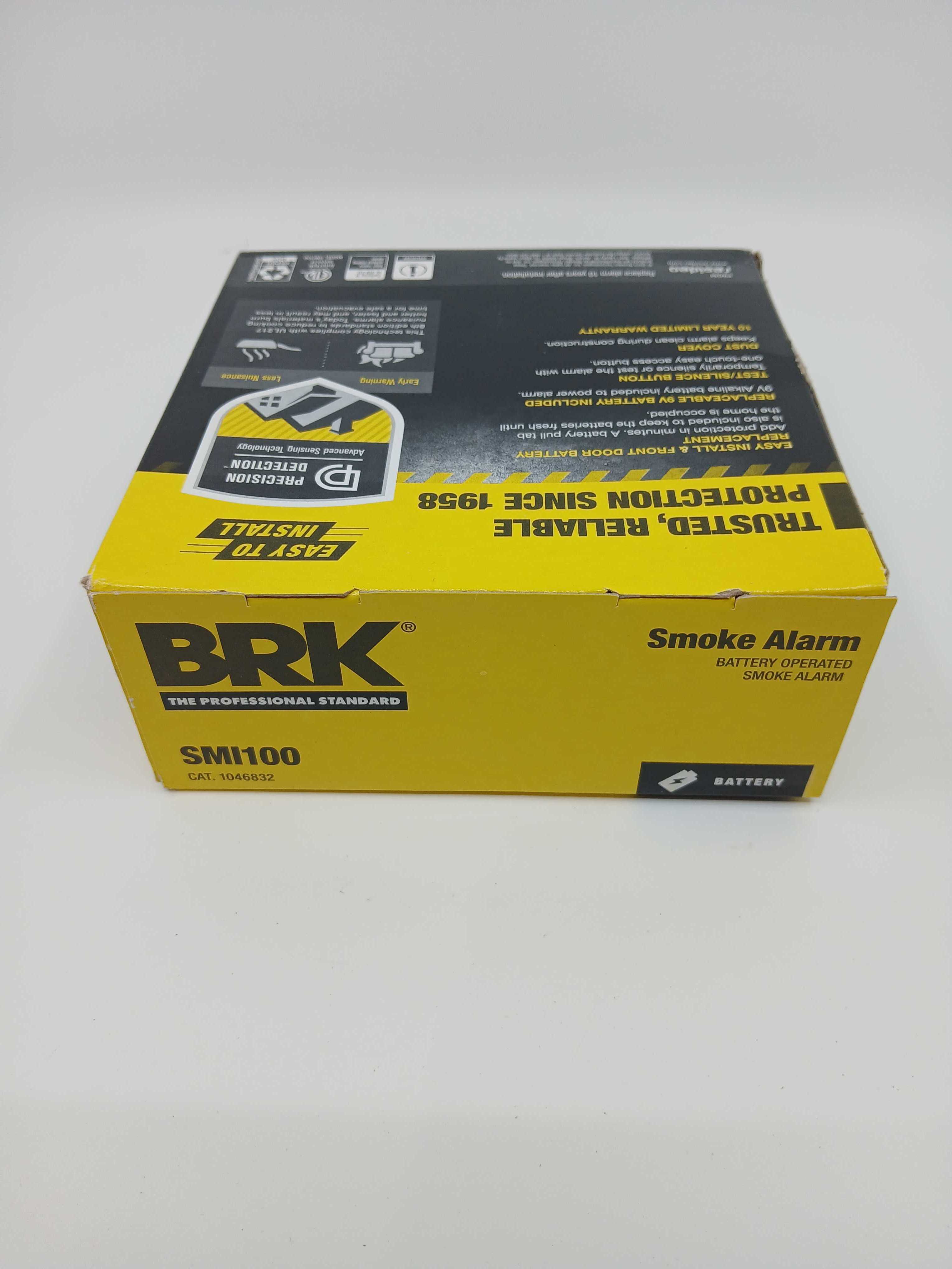 BRK SMI100 Battery-Operated Smoke Alarm (1046832)
