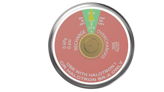 Amerex Fire 16332-P001 Gauge 150 AL Halo FAA Sales Pack of 1