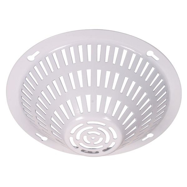 STI STI-8200-W Smoke Detector Damage Stopper, Fl Mt - White Coated Steel