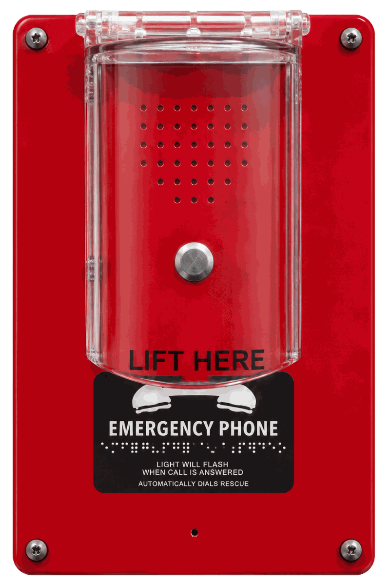 Rath Communications 2100-984LRC1 Weatherproof Call Box - 24V