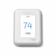 Honeywell Home T10+ Pro Smart Thermostat with RedLINK 3.0, digital display and modern design for home climate control.