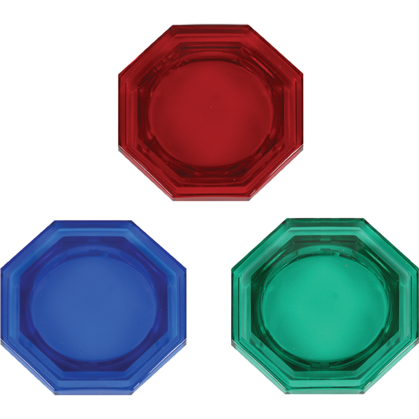 STI UB-2LENS 2" Lenses for UB-1, One ea. Red, Green, Blue