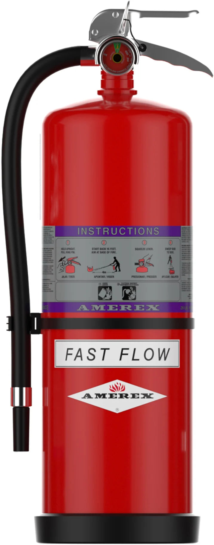 Amerex 26910 Model 795 20 lb Purple K Z-Series High Performance Fast Flow Fire Extinguisher