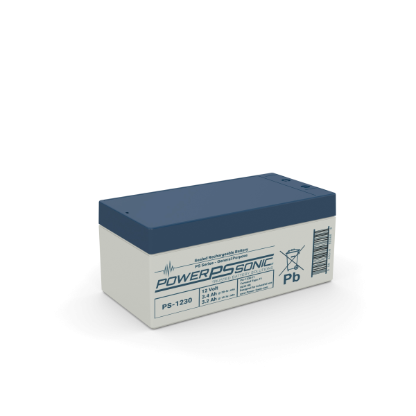 Power Sonic PS-1230 Battery, 12V and 3.4AH