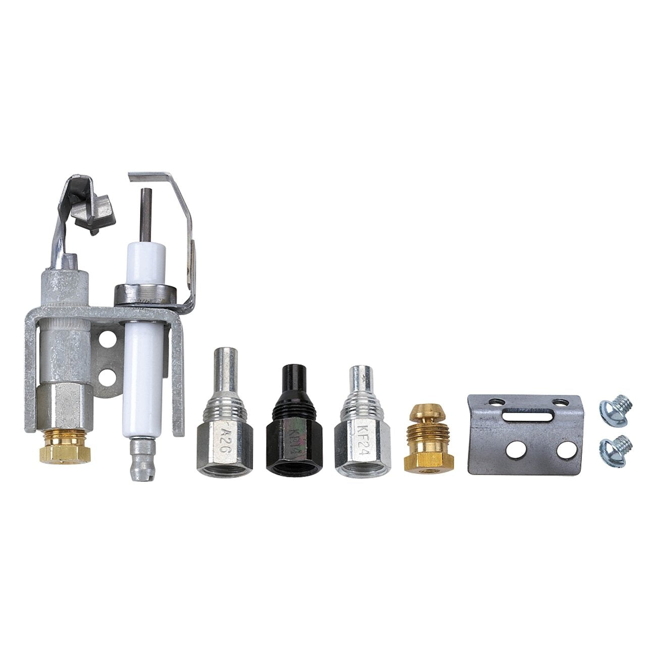 Resideo Q348U1009/U Universal Intermittent Pilot Burner for NG/LP w/ Batwing Style Hood, Q348U1009