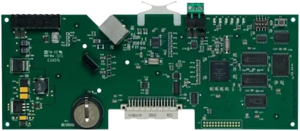 Lenel LNL-1320-2RP dual reader interface module for fire alarm systems, shown with connectors and ports on a white background.