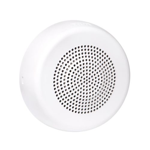 Eaton Wheelock Eluxa high fidelity speaker with black grille and compact design, ideal for premium audio installations