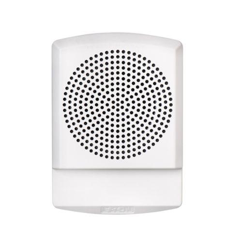 Eaton Wheelock ELSPKW-AL Eluxa High Fidelity Speaker, Wall, White , ALERT