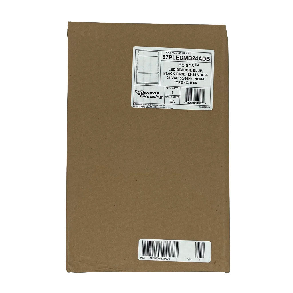 Edwards 57PLEDMB24ADB Signaling Polaris 57 Series Blue LED Beacon