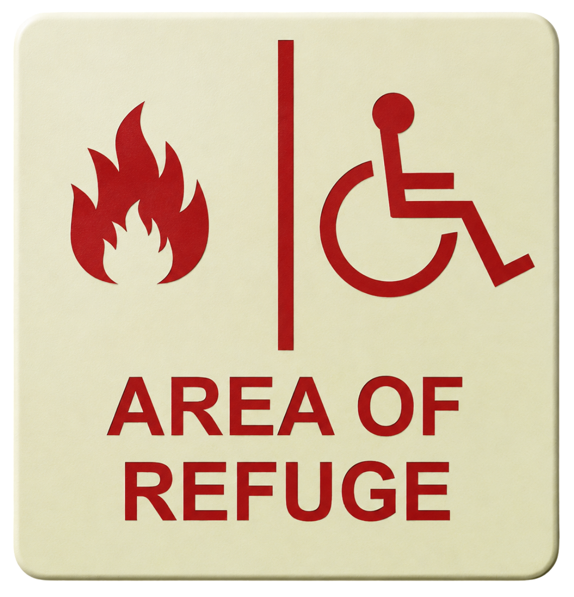Rath Communications 7041 8 X 8" AOR Wall SIGN"