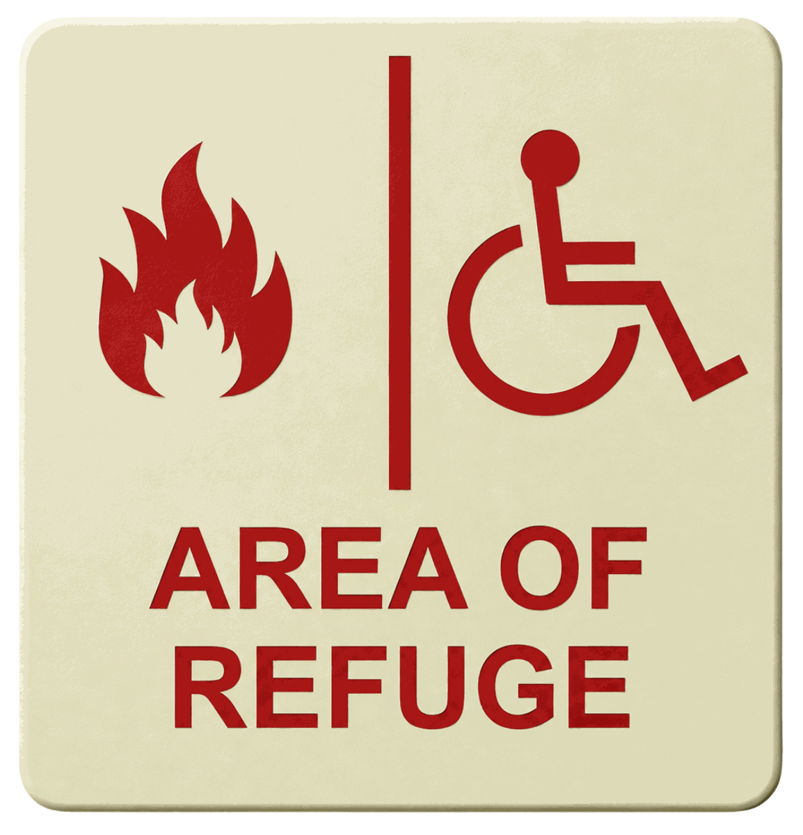 Rath Communications 7041 8 X 8" AOR Wall SIGN"