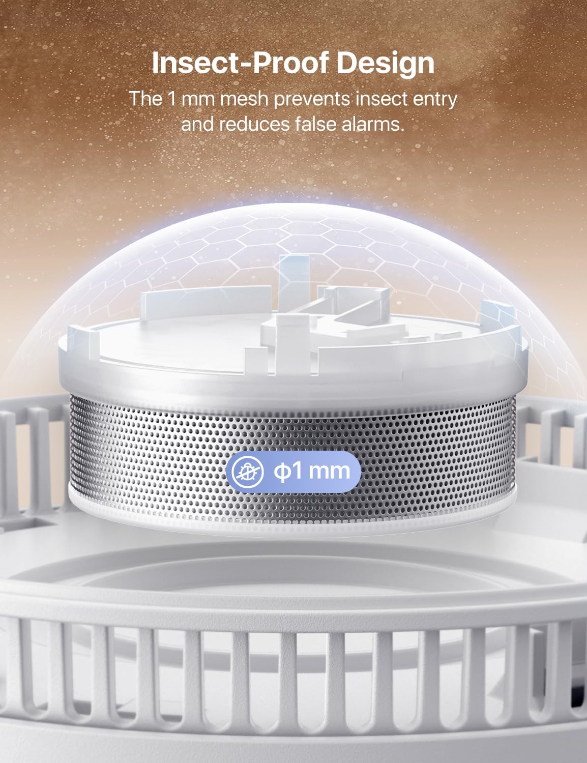 X-Sense SD11 Stand-Alone Audible and Visual Smoke Alarm