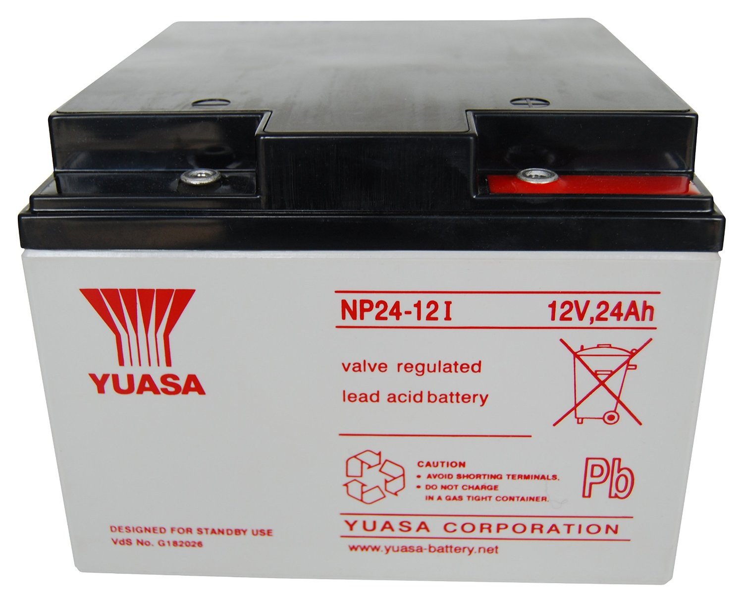 YUASA NP24-12 Battery 24AH 12V Flame Retardant