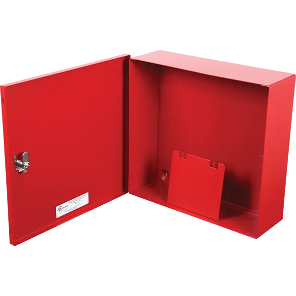 STI EM1212DOC System Record Documents Enclosure, Metal, Thumb Lock Red