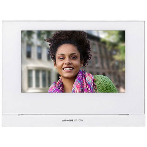 Aiphone GT-1C7W GT Series 7" LCD Video App-Compatible Tenant Station