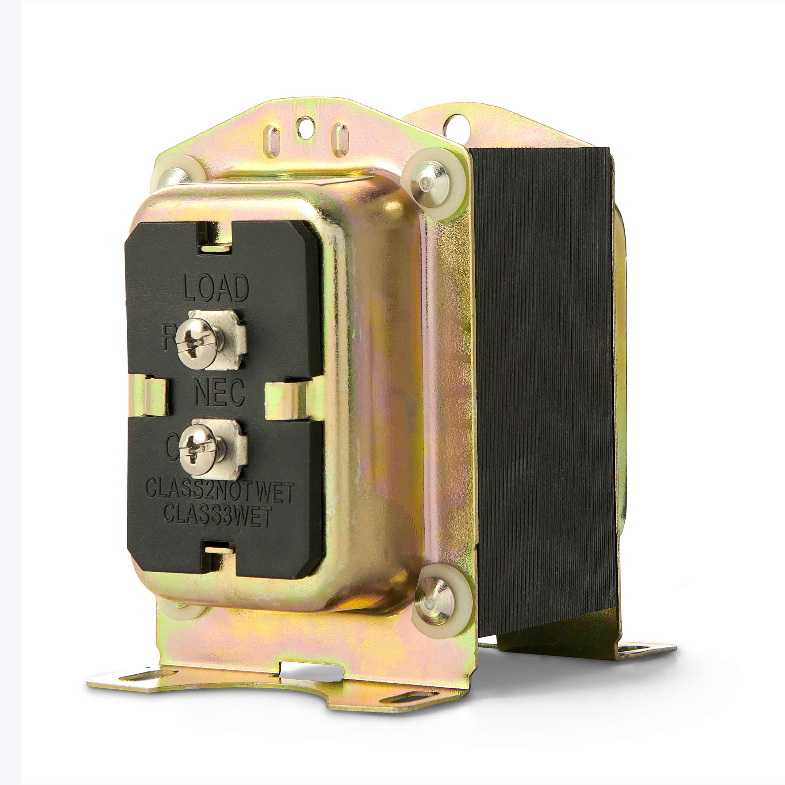 Resideo AT175B1055/U Foot mounted 120 V AC Transformer with 9 in Leadwires, with manual reset
