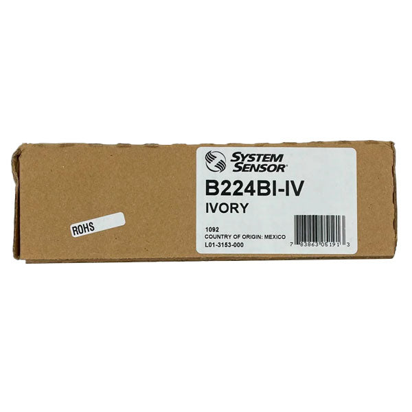 System Sensor B224BI-IV Isolator Base - The Fire Alarm Supplier