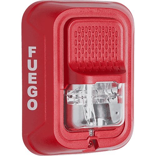 System Sensor SRL-SP L-Series Indoor Wall Strobe, FUEGO Marked