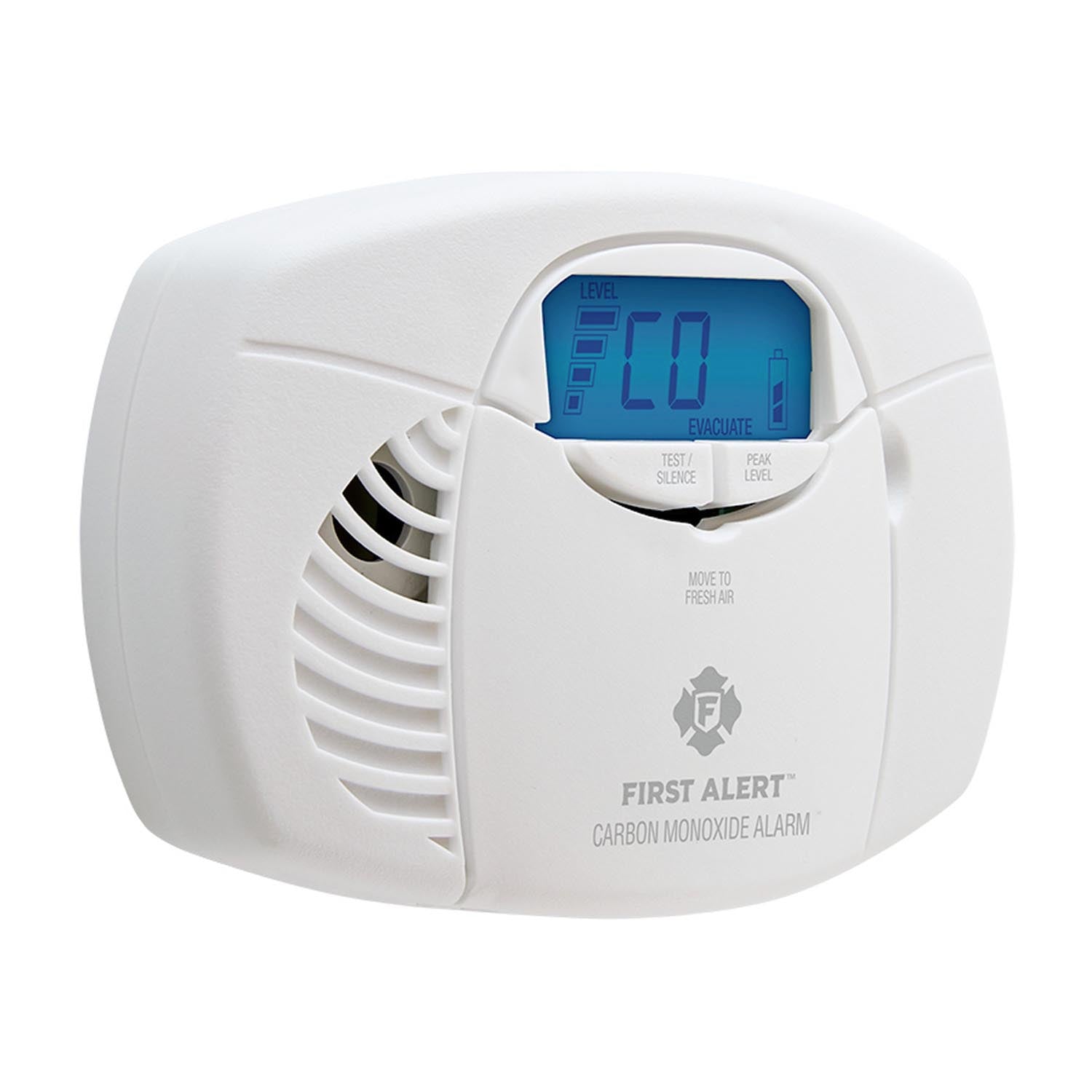 BRK Electronics CO410 Battery-Operated Carbon Monoxide Alarm with Backlit Digital Display