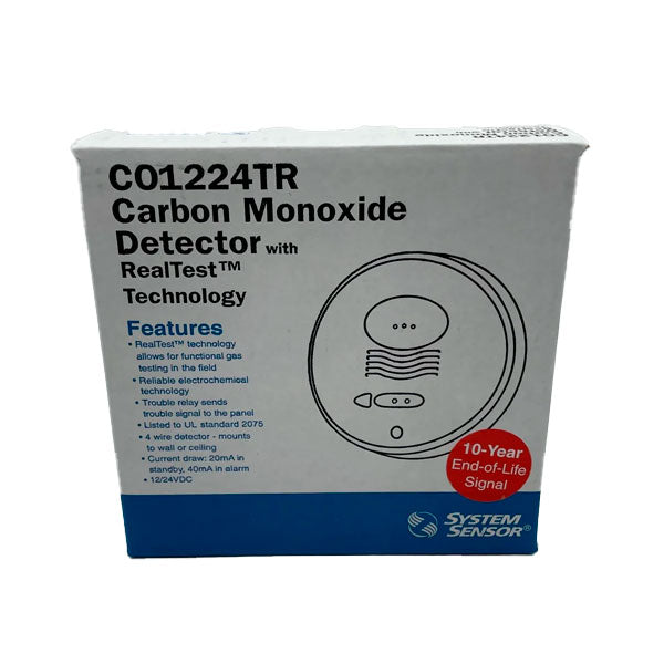 System Sensor CO1224TR Carbon Monoxide Detector 4-Wire - The Fire Alarm Supplier