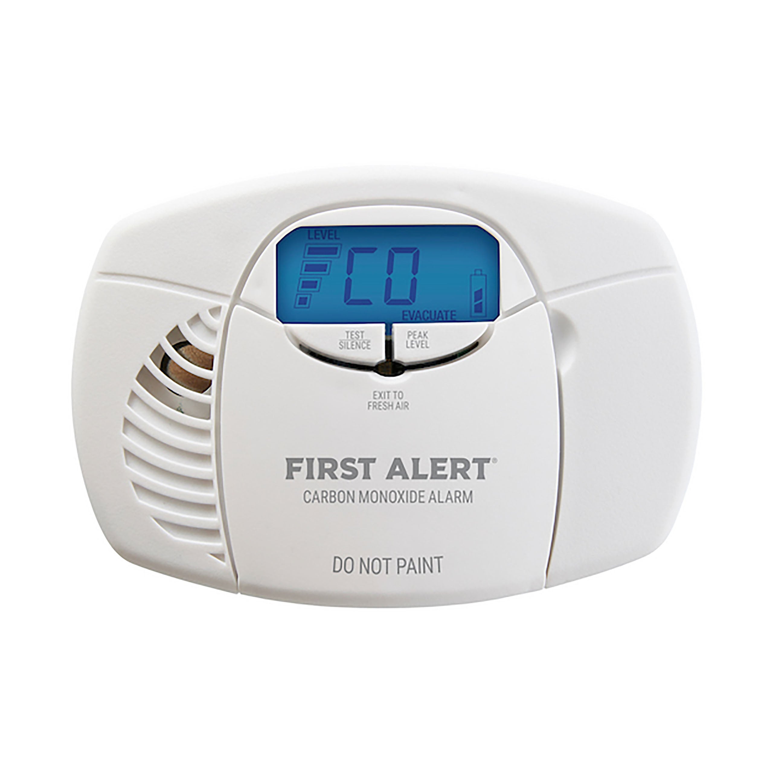 First Alert CO3-B01D-T Battery-Operated Carbon Monoxide Alarm with Backlit Digital Display