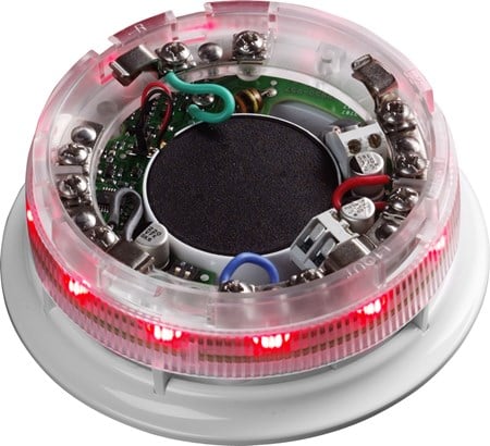 Apollo 45681-509APO AlarmSense Sounder VID Base (Red Flash)