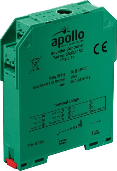 Apollo 55000-182APO XP95 DIN-Rail AV Control Module (5 Amperes)