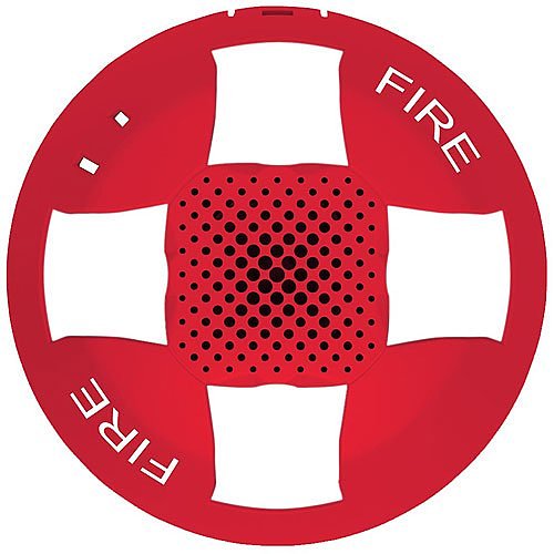 Kidde EGCAVRF-CVR Genesis EGC ceiling replacement cover, red, FIRE marking