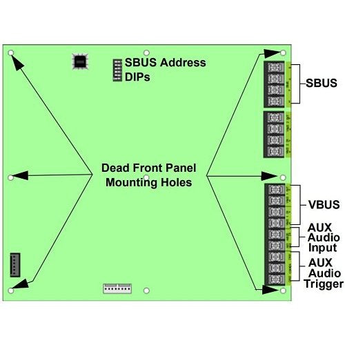Silent Knight EVS-VCM voice control module (drawing)