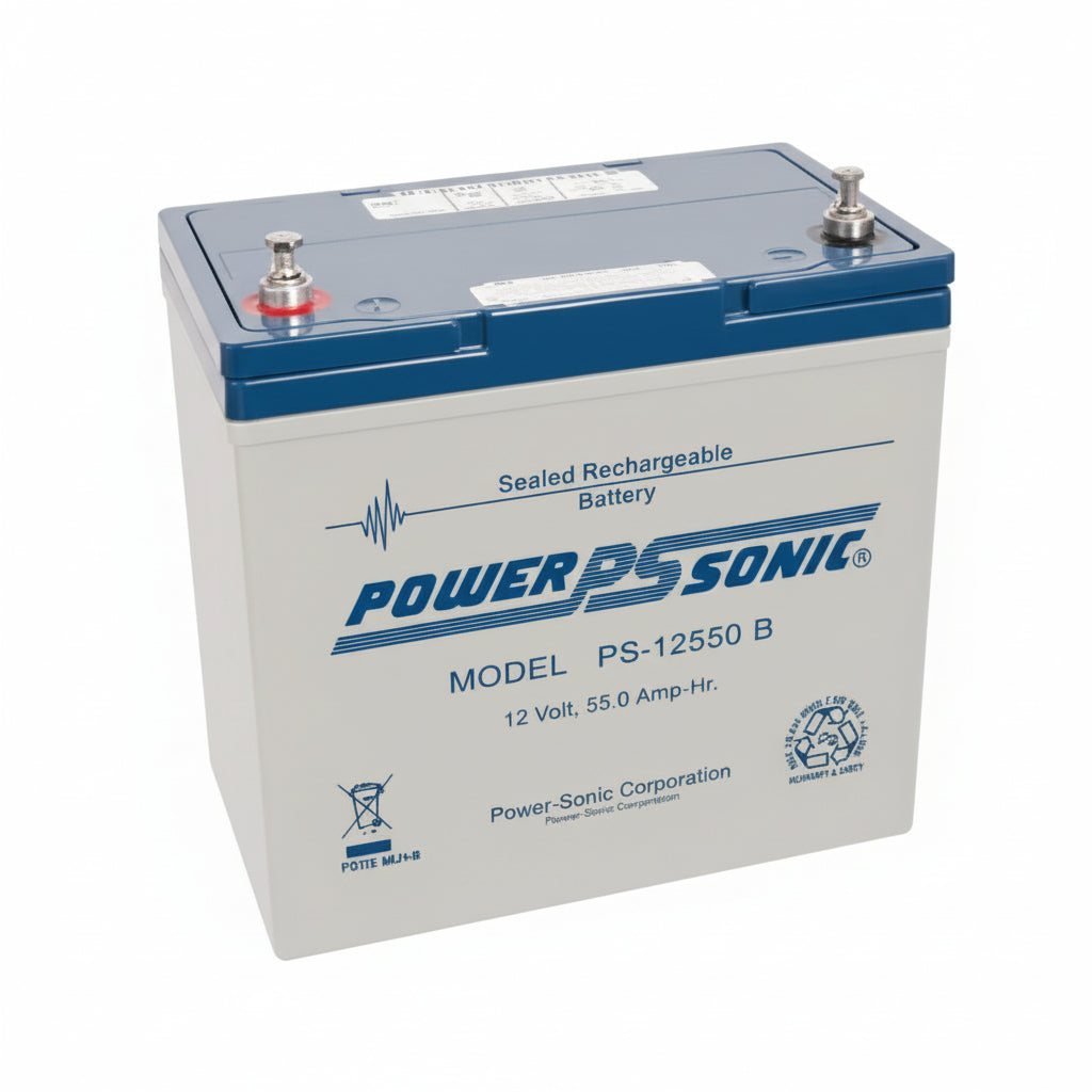 Fire-Lite BAT-12550 BAT Series Sealed Lead-Acid 12V 55AH Single Battery - The Fire Alarm Supplier