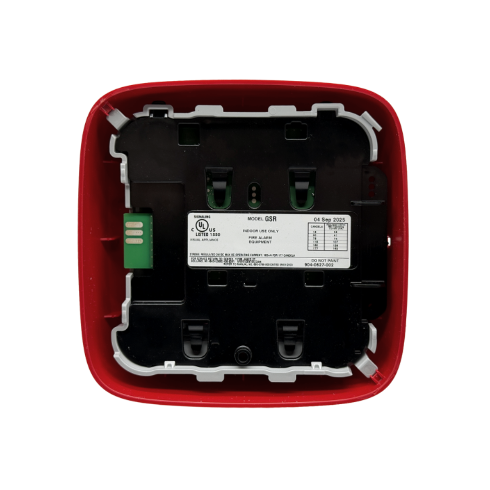 Gentex GSR (904-1260-002) Strobe Only, Selectable Candela LED Strobe Red