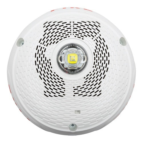 System Sensor SPSCWKLED Outdoor LED Speaker Strobe Ceiling - The Fire Alarm Supplier