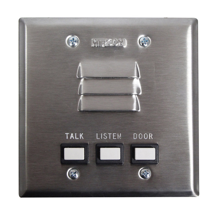 Mircom IS-51-2 Dual Gang Suite Station/Stainless Steel, Use with MA-485A