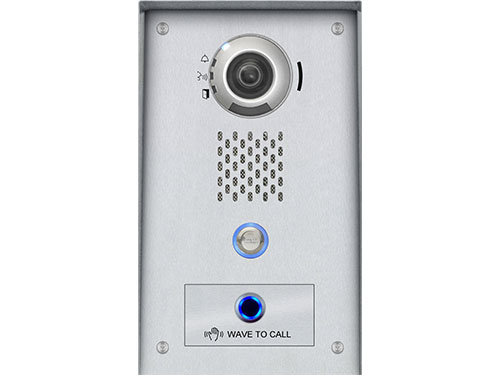 Aiphone IX-DVF-HW IP Video Door Station with Hand Wave Call Sensor and Surface Mount Box