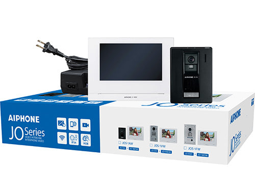Aiphone JOS-1AW Mobile-Ready Box Set with Surface-Mount Door Station