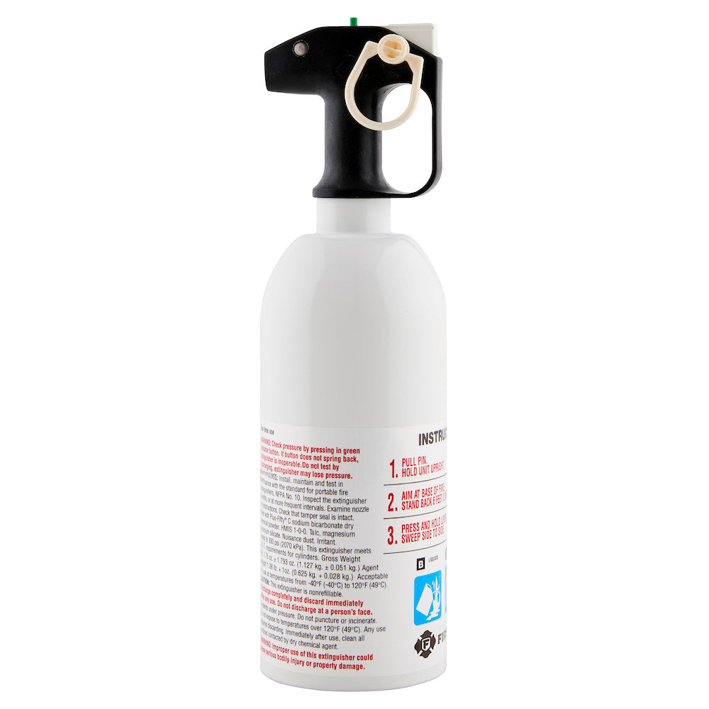 First Alert KITCHEN5 KFE2S5 Kitchen Fire Extinguisher UL Rated 5-B:C, White