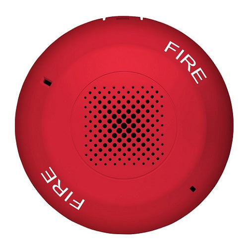 Edwards GCSRF Ceiling Speaker Red FIRE Marking. GRSW Room Side Wiring Plate Required Ordered Separat - image 1