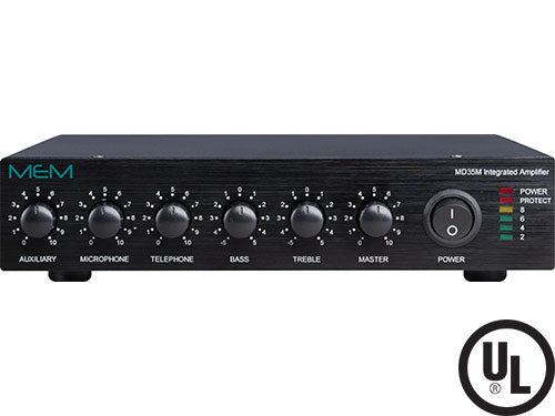 Aiphone MD35M 35 Watt Integrated Paging Amplifier