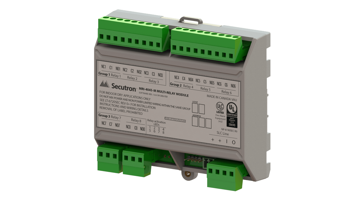 Secutron MRI-4045-M-PK8 4000 Series Multi (8) Isolator Module - Package of 8