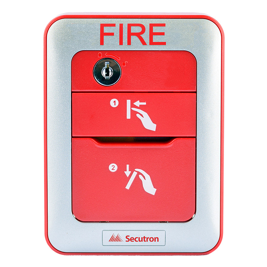 Secutron MRM-810MPU-EN Addressable Manual Pull Station - The Fire Alarm Supplier