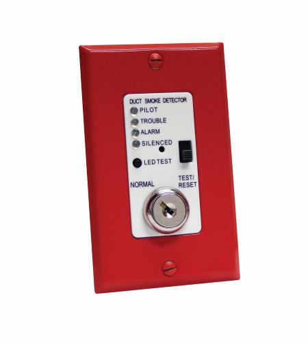 APC MSR-100R/R Control Indicator Assembly Red Single Gang Cover Plate
