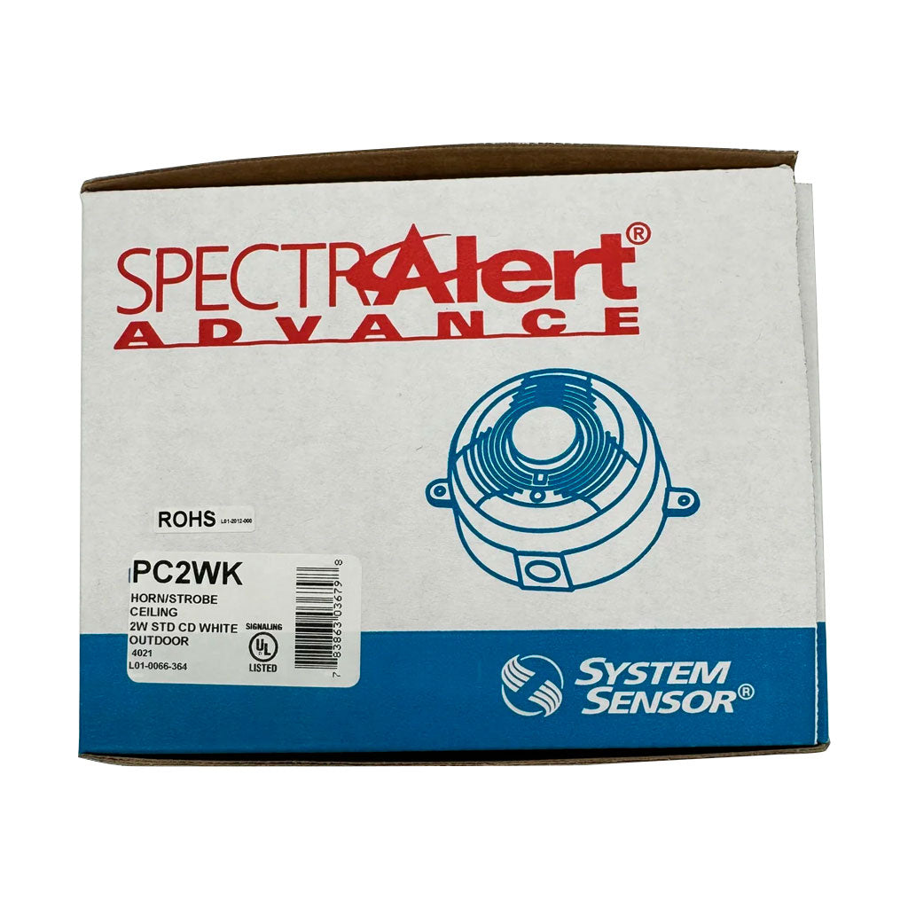 System Sensor PC2WK Horn Strobe 2-Wire - The Fire Alarm Supplier