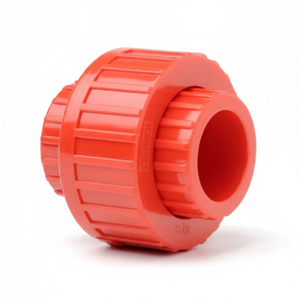 Vesda PIP-003 25mm socket union for fire alarm systems, shown in pack of 10, compatible with Vesda by Xtralis.